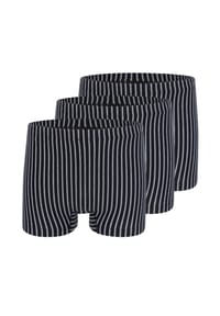 SCHIESSER - Retro Short / Pant 3er Pack 95/5 Essentials Organic Cotton - Dunkelblau
