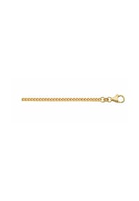 Adelia's - Damen Silber Schmuck 925 Silber Flach Panzer Halskette Ø 2,1 mm - vergoldet
