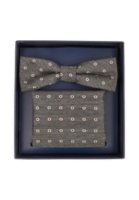 HECHTER PARIS - Geschenkbox -Setbox mit Fliege - grey