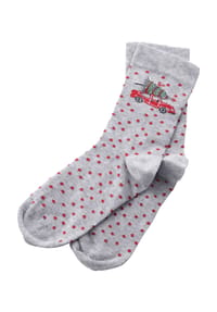 Witt - Damen-Socken - grau-meliert