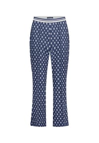 BETTY BARCLAY - Casual-Hose Slim Fit - Dunkelblau/Weiß