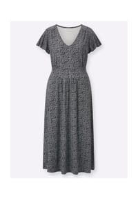 Witt - Jersey-Kleid - schwarz-weiß-bedruckt