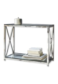 LOBERON - Konsole Dartford silber/klar - silber/klar