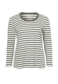 VIA APPIA -DUE- - Pullover mit Streifen-Muster - indigo / ecru