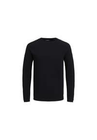 JACK & JONES - Strickpullover, Baumwolle, atmungsaktiv, für Herren - BLACK