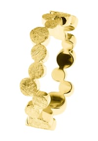 ERNSTES DESIGN - Damen Ring, Edelstahl - GOLD
