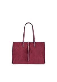 L.CREDI SICILA - Shopper, Magnetverschluss, für Damen - CHERRY SHADE MIX