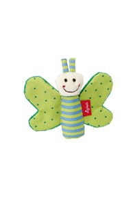 sigikid® - Greifspielzeug Red Stars Schmetterling, Polyester, Grün - blau