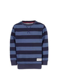 Band of Rascals - Sweat Striped - navy-blue