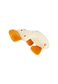 sigikid® - Rassel-Greifling Gans sigibaby ,  für Babys und Kleinkinder - cremeweiß/orange