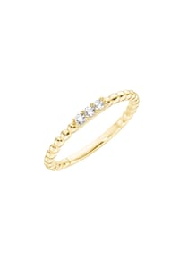 Luigi Merano® - Ring in Kugel-Design mit Zirkonia, Gold 375 - gold
