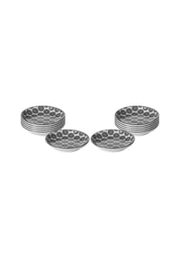 Ritzenhoff & Breker Dipschalen Takeo Circles ø 10 cm 12er Set schwarz-weiß - TAKEO - schwarz-weiß
