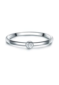 TRILANI 1934 - Damen Ring aus 925/- Sterling Silber in Silber mit Zirkonia - silber