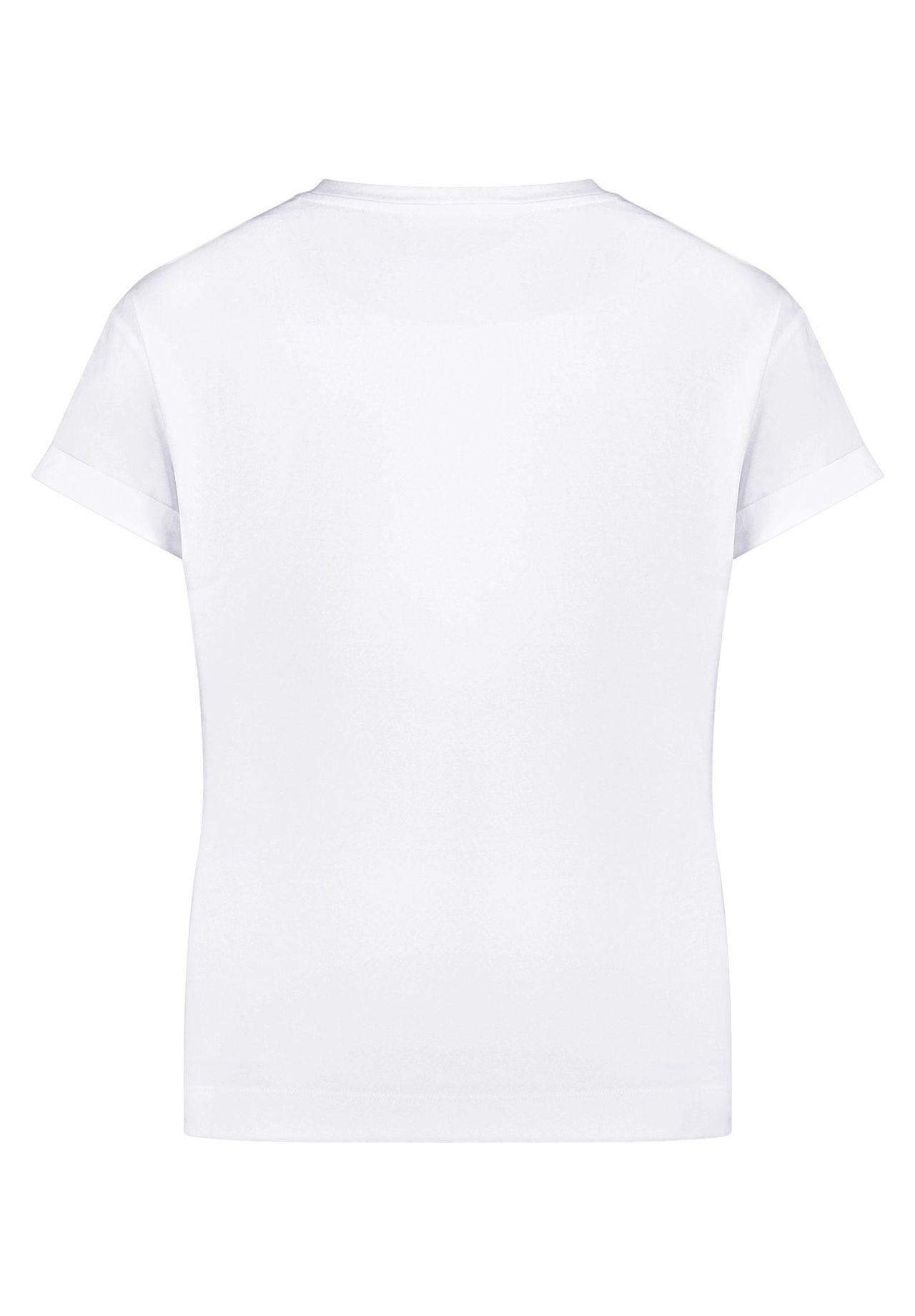 Betty & Co Casual-Shirt Mit Stickerei, Weiß, Xl
