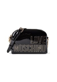 LOVE MOSCHINO Enameled Logo - Enameled Logo Umhängetasche 20 cm - black