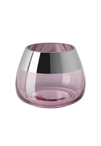 Fink Living Teelichthalter BELLA - BELLA - silberfarben, rose