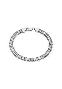 GIORGIO MARTELLO MILANO - Armband Geflochtene Fantasiekette, massiv, Silber 925 - silber