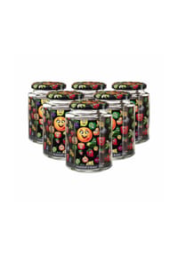 RitzenhoffAndBreker Vorratsgläser Smile 770 ml 6er Set transparent - SMILE - transparent
