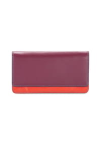 Mywalit - Medium Matinee Wallet Geldbörse Leder 17 cm - 4 BLACK PASE