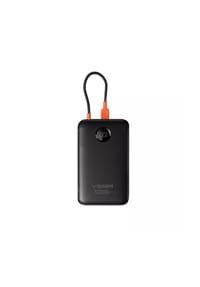 COFI - Powerbank 10000 mAh mit integriertem USB-C Kabel, 22,5 W Schnellladen, - 