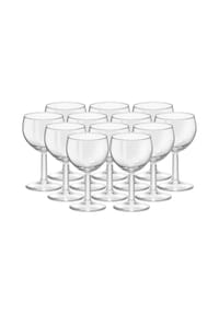 VAN WELL - Weingläser geeicht Ballon Profi 0,1 l 12er Set transparent - transparent