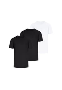 SMILODOX - T-Shirt Karry - Schwarz / Weiß