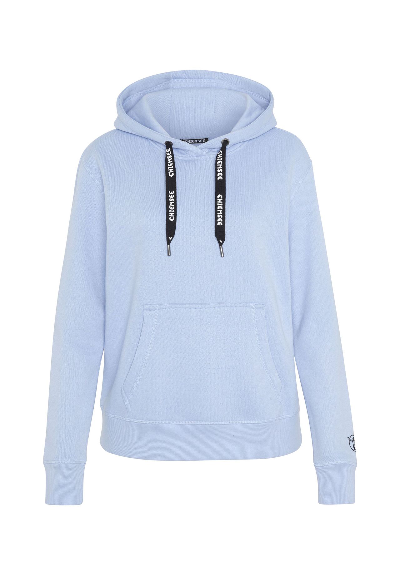 Chiemsee Felpa Con Cappuccio Donna: Morbida In Misto Cotone Con Logo E Tasca A Marsupio