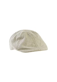 camel active - Flat Cap aus Leinen-Mix - Olivgrün