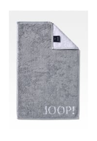 JOOP! CLASSIC DOUBLEFACE Gästetuch 30x50 cm, Silber - JOOP! CLASSIC DOUBLEFACE - Anthrazit
