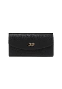 L.CREDI ONDRIA - Langbörse, Kunstleder, für Damen - CREME