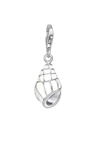 elli. - Charm Muschel Anhänger Strand 925 Sterling Silber - Gold