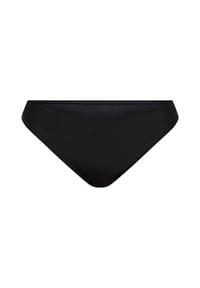 MANGUUN - Bikini-Slip Solid Basic Fabric Tigra, elastisch, für Damen - E001 BLACK