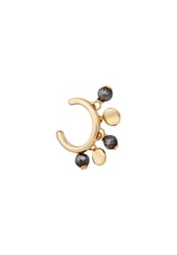 caї - Ear Cuff 925/- Sterling Silber 3 Hämatit - gelb