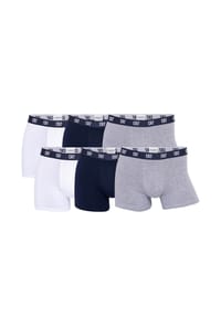 CR7 - Herren Boxer Shorts, 6er Pack - Trunks, Organic Cotton Stretch - Blau