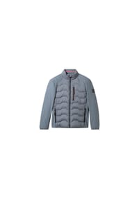 TOM TAILOR - Steppjacke, Stehkragen, Logo-Patch, für Herren - 28128 STORMY TEAL