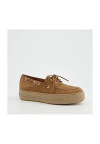 paul green - Mokassins, Leder, für Damen - SOFT SUEDE NUT