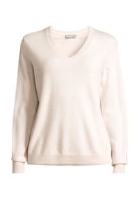 GALERIA - Cashmere Pullover "Schweden", V-Ausschnitt, für Damen - BLACK