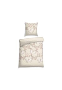 SCHIESSER Bettwäscheset Yara - Renforcé - 2-teilig - YARA - Beige-Rosa