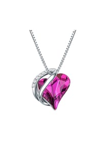 Rafaela Donata - Damen Kette aus 925/- Sterling Silber in Silber mit verziert mit Kristallen von Swarovski® - amethyst