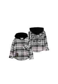 Solang - shirt mit Kapuze - Grau Offwhite