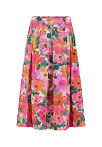 Vera Mont - Sportiver Rock mit Gummizug - Yellow/Pink