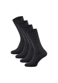 nur die - Freizeitsocken Bambus Komfortbund - Anthrazitmelange