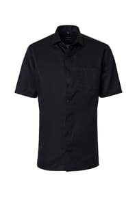 VENTI - Herren Businesshemd uni Modern Fit - Blau
