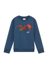 Sanetta - Sweatshirt, Rippbündchen, für Kinder - 5334 INK BLUE