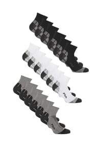 FILA - Sport-Socken 18er-Pack mit Atmungsaktivität - Black-White-Grey