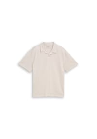 DENIM TOM TAILOR - Poloshirt, Waffel-Optik, Herren - 16339 CLOUDS GREY