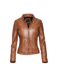 bugatti - Lederjacke BULady-140 aus hochwertigem Leder - black