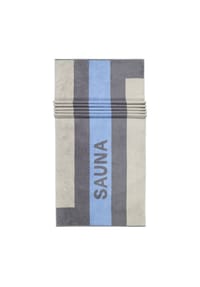 Cawö - Saunatücher Sauna 232 sky - 17 - grau