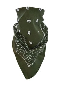 normani® - 3 Bandana Kopftuch - Beige/Schwarz