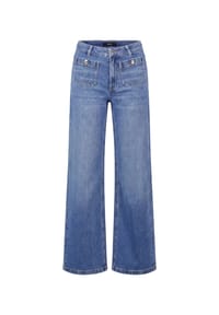 zero - Basic-Jeans mit aufgesetzten Taschen 32 Inch - Middle Blue Denim
